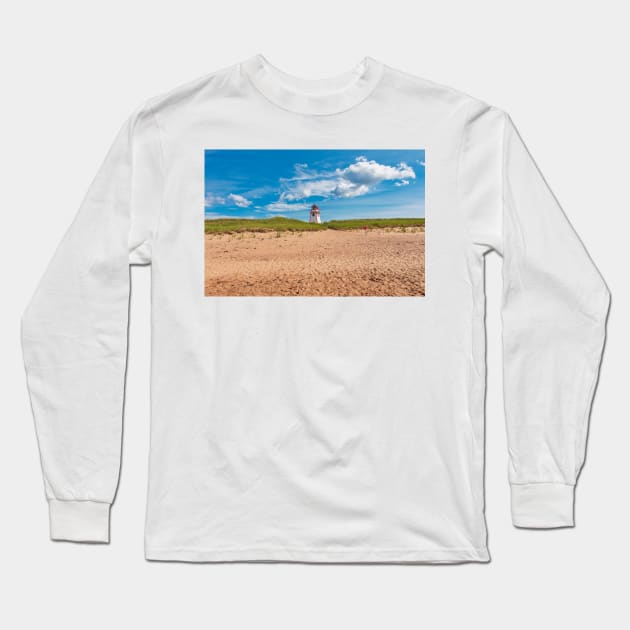 Covehead Harbour Lighthouse Long Sleeve T-Shirt by Eunice1